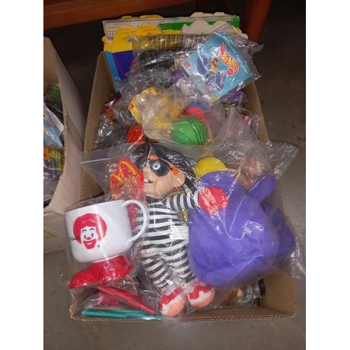 435 - A quantity of McDonalds toys, including England footballers, Hot Wheels, Barbie, & Walt Disney. Coll... 