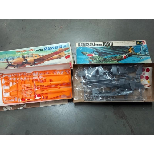 436 - A large quantity of vintage model aircraft kits in various conditions and use, completeness unknown.... 