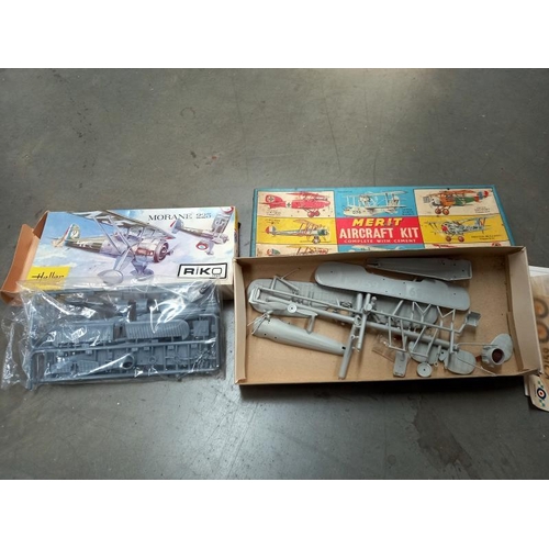 436 - A large quantity of vintage model aircraft kits in various conditions and use, completeness unknown.... 