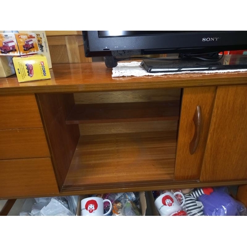 457 - A vintage Avalon teak sideboard. Collect Only.