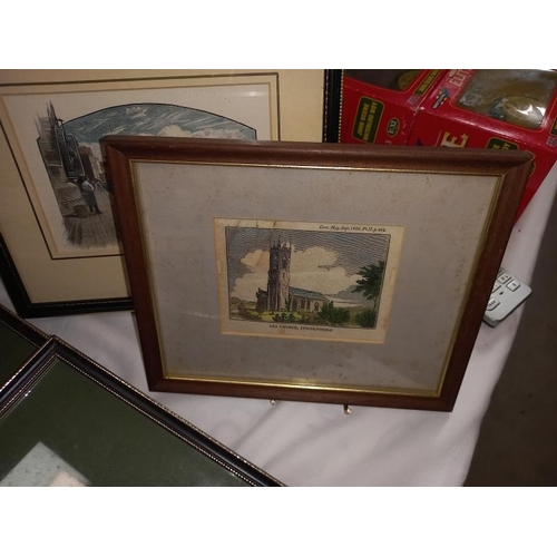 477 - A quantity of pictures of Gainsborough, Nottinghamshire etc. Collect Only.