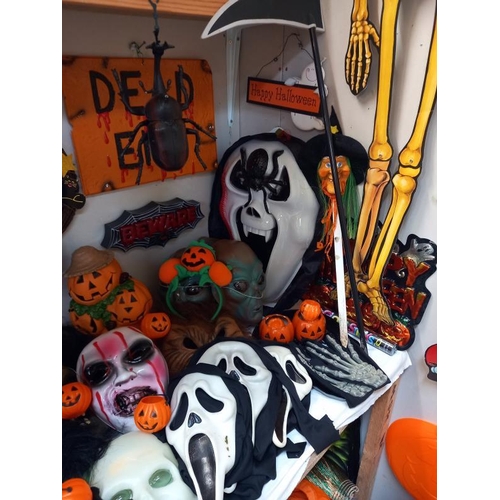 489 - A large quantity of Halloween merchandise. Collect Only.