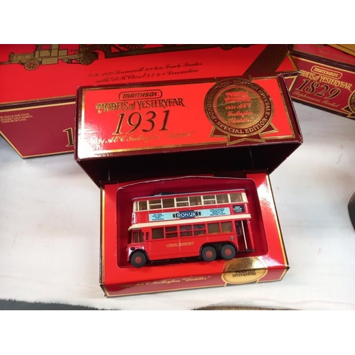 505 - 4 Matchbox models of yesteryear special editions and 3 others.