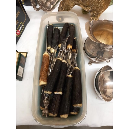 552 - A selection of silver plate and brass including tureen Titanic bell etc.