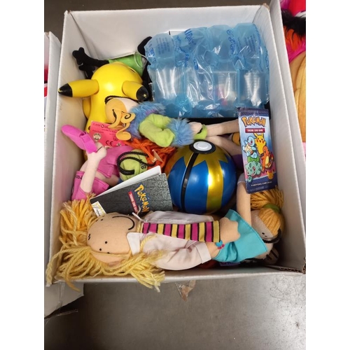 572 - A very good collection of Pokemon items, including toys, cards, Tu registered Plush toys etc