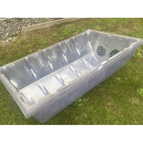 116 - 4 large plastic cloches. Collect Only.