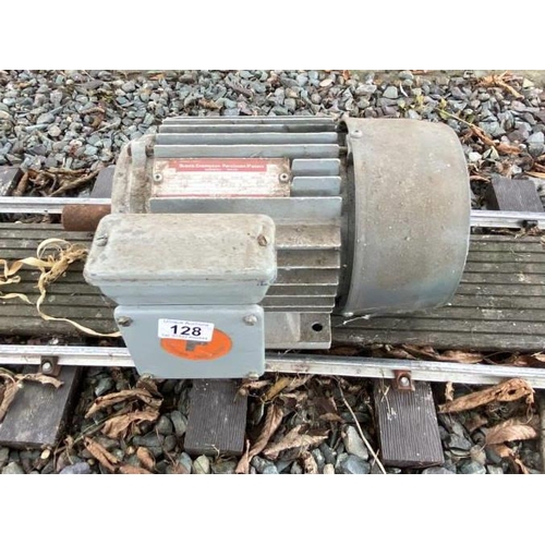 128 - A Brook and Crompton 240V phase 15KW electric motor. Never Used. Collect Only.