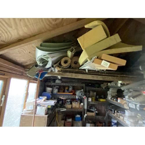 129 - The rest of the shed contents excluding lots 121-128. Collect Only.