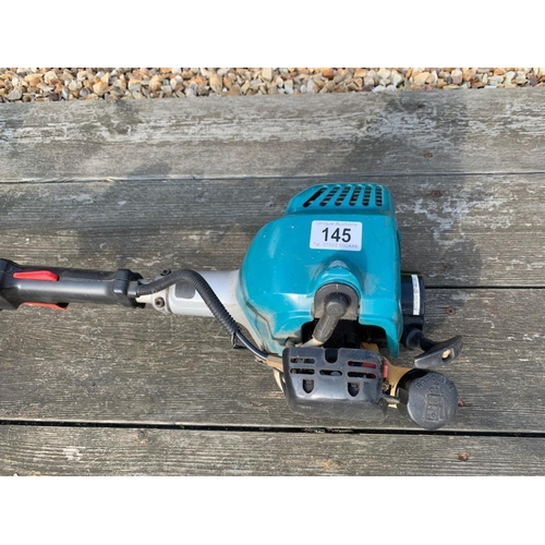 145 - A Makita petrol pole hedge trimmer. Collect Only.