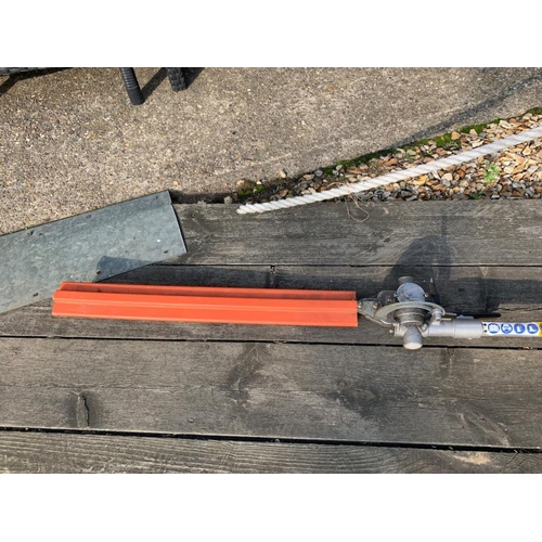 145 - A Makita petrol pole hedge trimmer. Collect Only.