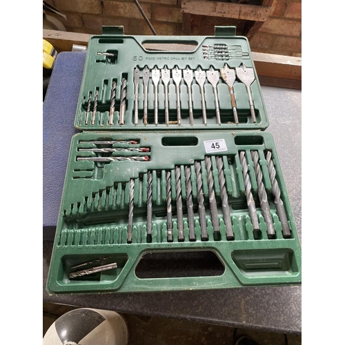 45 - A Hitachi drill set. Collect Only.