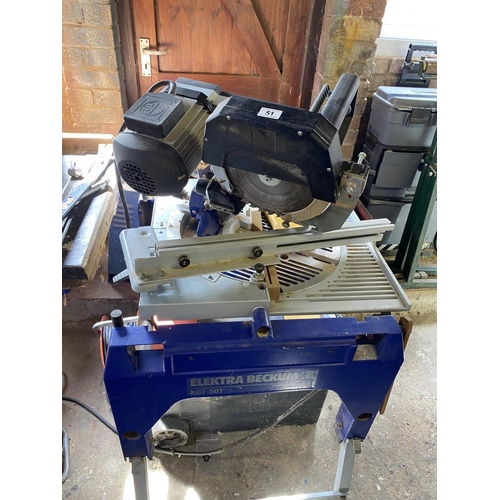 51 - An Elektra Beckum KGT 501 multi cut saw flips over to turn into a circular ripsaw 9