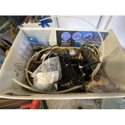 70 - A box of various fittings, compressed air etc. Collect Only.