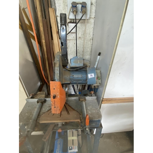 79 - Dewalt chop saw 12