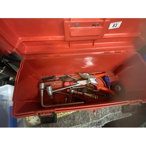 83 - A box of spanners, sockets etc. Collect Only.