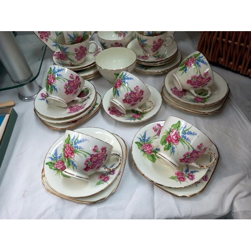 506 - A Sutherland bone china tea set.