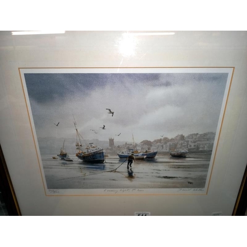 544 - 3 Signed limited edition prints by John Emerson of St Ives and Falmouth and 1 David Wallis.
Collect ... 