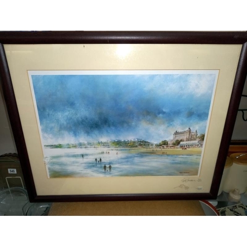 544 - 3 Signed limited edition prints by John Emerson of St Ives and Falmouth and 1 David Wallis.
Collect ... 