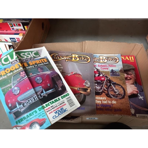 562 - A quantity of classic car magazines, mostly featuring Austin Healey's.