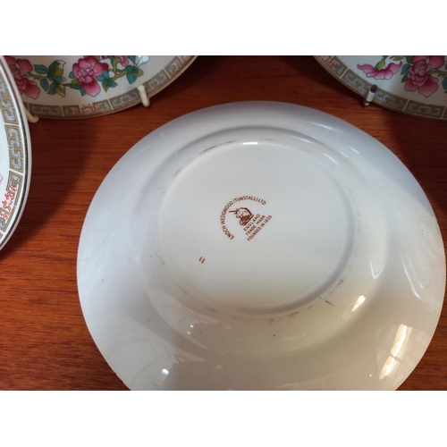 597 - A quantity of Indian Tree pattern dinnerware. Collect Only.