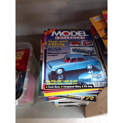 609 - A large quantity of model collector magazines.