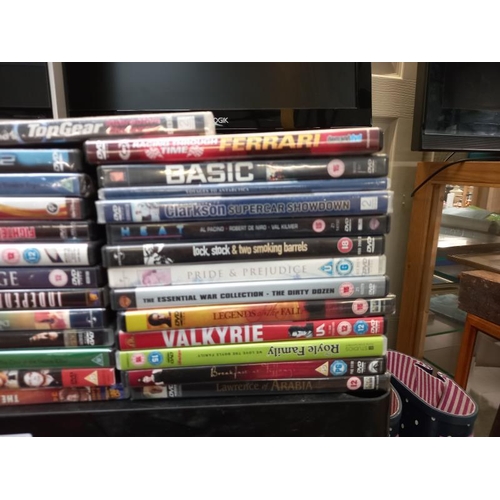 617 - A very large quantity of DVD's including Churchill, game over, open range, etc.