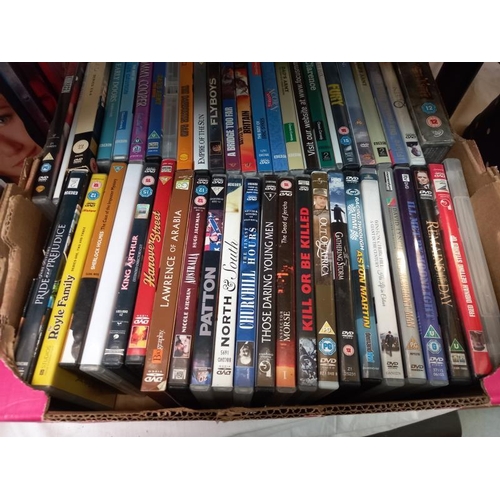 617 - A very large quantity of DVD's including Churchill, game over, open range, etc.