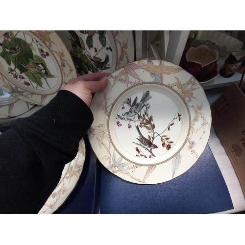 677 - 6 Royal Worcester bird plates