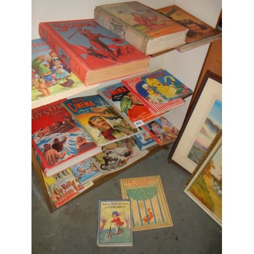 615 - Three shelves of assorted vintage children's books.