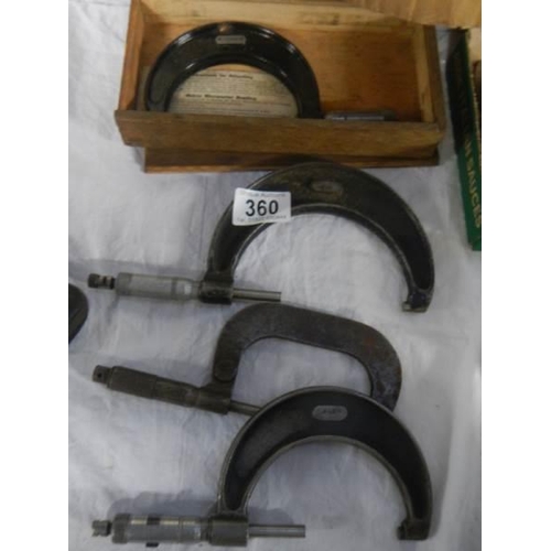 360 - A quantity of micrometer, etc.