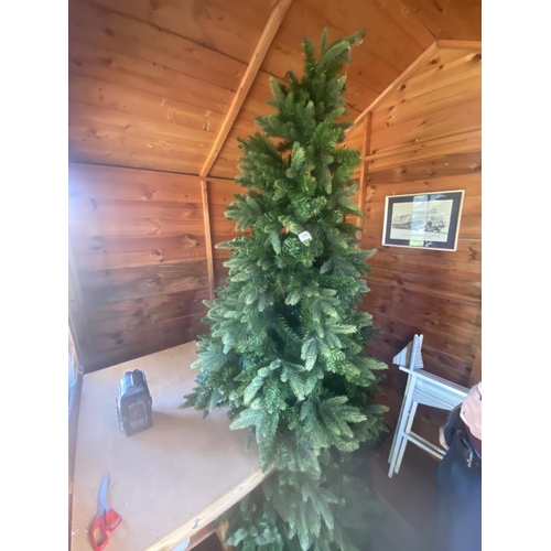 153 - A 7 ft Christmas tree. Collect Only.