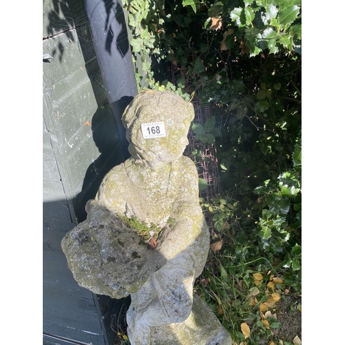 168 - A garden statue, summer. 3ft 6inch high. Collect Only.