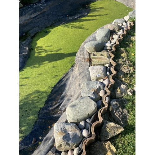 169 - Approx 30 large Welsh stones. (surrounding first pond). Collect Only.