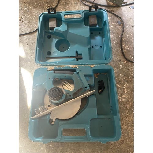 82 - A boxed Makita 24V circular saw. Collect Only.