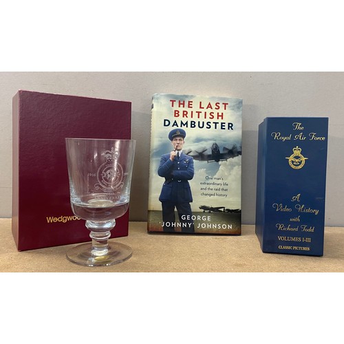 506 - RAF Related: A signed edition of The Last British Dambuster signed by George Johnny Johson. Along wi... 