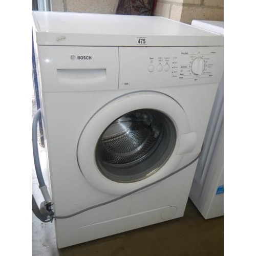 475 - A Bosch washing machine., COLLECT ONLY.