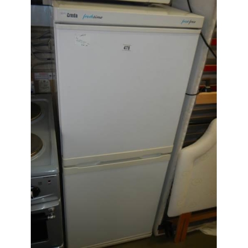 478 - A Creda fridge freezer, COLLECT ONLY.