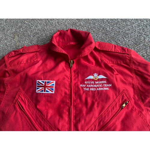 501 - A Red Arrows flying suit worn by Squadron Leader Steve Morris RAF Aerobatic Team (Donated by The Red... 