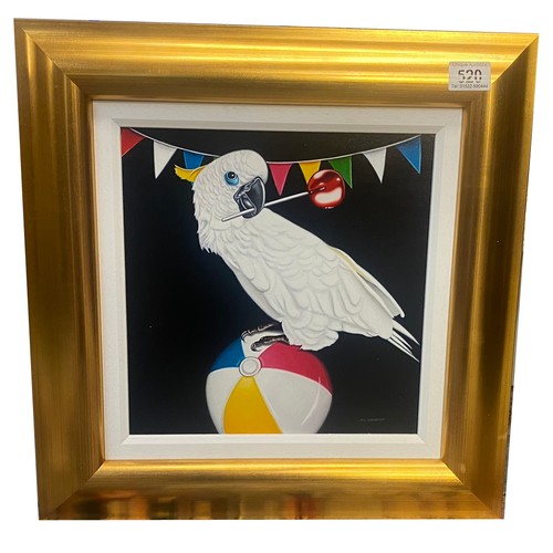 520 - Marie Louise Wrightson - A framed oil on board Aye Aye Captain (Donated by Artist Marie Louise Wrigh... 