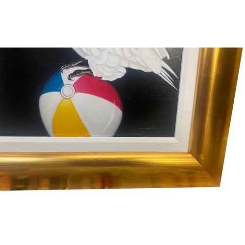 520 - Marie Louise Wrightson - A framed oil on board Aye Aye Captain (Donated by Artist Marie Louise Wrigh... 