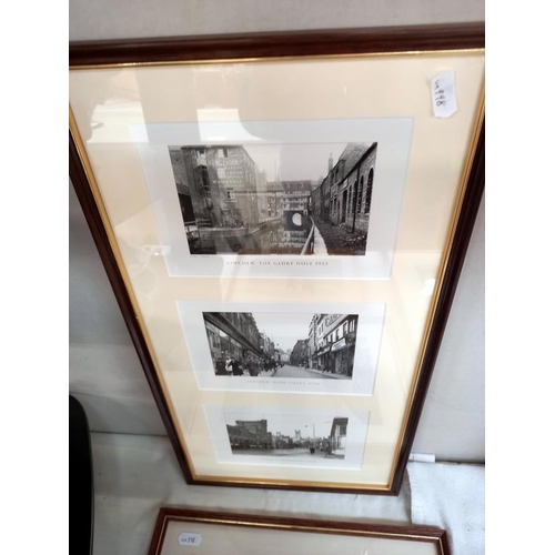 584 - A collection of framed and glazed Lincoln related photographs