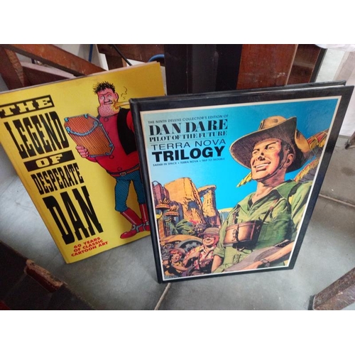 623 - A good look of books, including Dan Dare, Desperate Dan etc