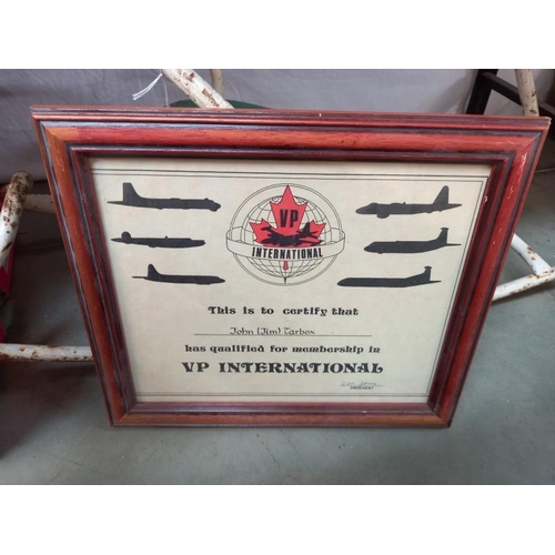 634 - A quantity of informative aircraft, military aircraft prints and some certificates