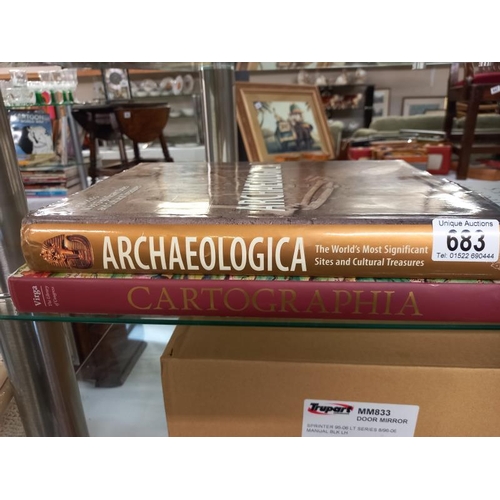 683 - A selection of books on archaeology, tombs, mummies etc.