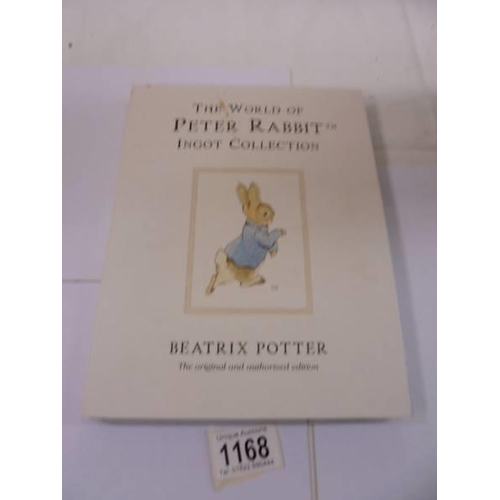 1168 - A Beatrix Potter World of Peter Rabbit ingot collection.