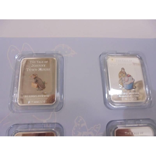 1168 - A Beatrix Potter World of Peter Rabbit ingot collection.