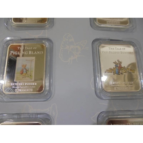 1168 - A Beatrix Potter World of Peter Rabbit ingot collection.