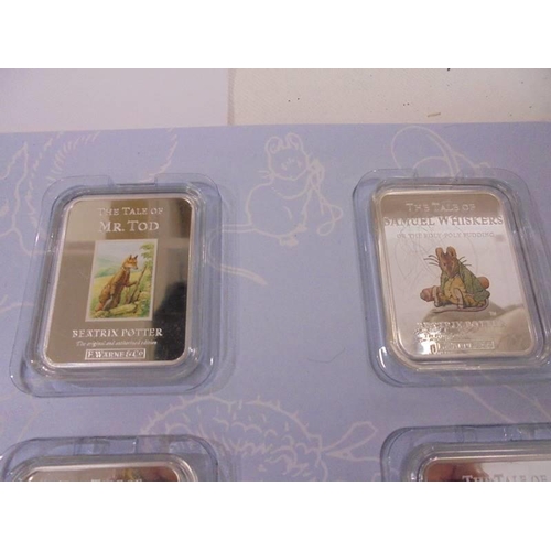 1168 - A Beatrix Potter World of Peter Rabbit ingot collection.