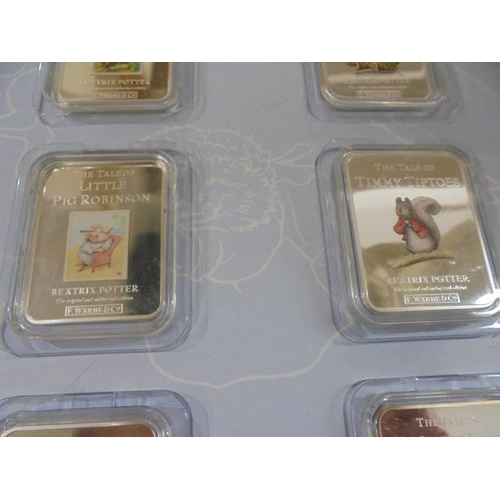 1168 - A Beatrix Potter World of Peter Rabbit ingot collection.