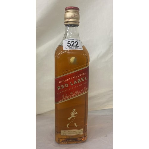 522 - A 70cl bottle Johnnie Walker Red Label Blended Scotch Whisky (Donated by A Kind Lady)